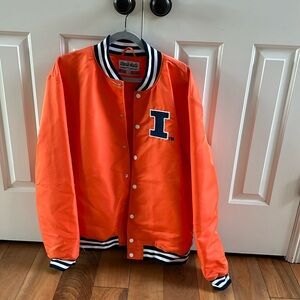 Men’s XL, Fighting Illini bomber jacket. Might have been worn twice, like new!